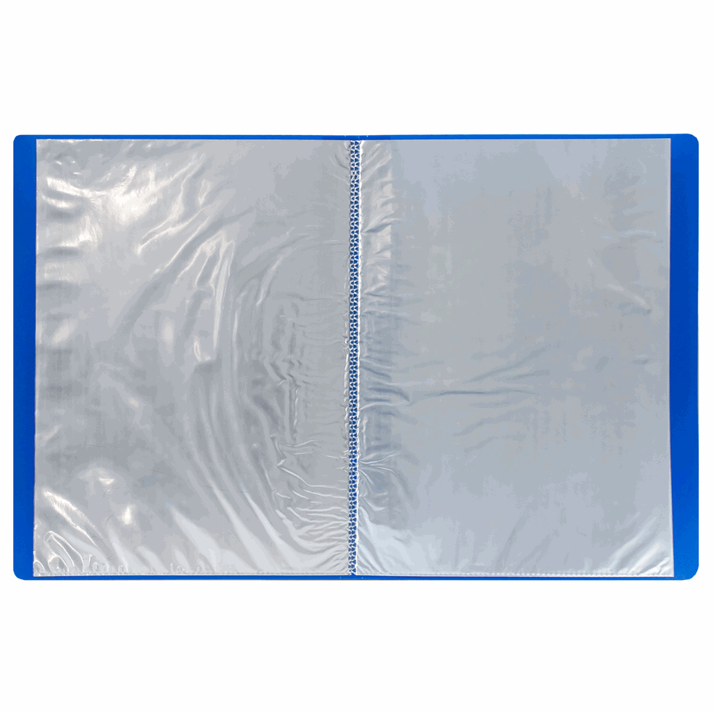 Папка пластикова А4, з 40 файлами, синя H-Tone (JJ40946-40)